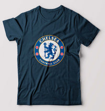 Load image into Gallery viewer, Chelsea T-Shirt for Men-S(38 Inches)-Petrol Blue-Ektarfa.online
