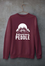 Load image into Gallery viewer, Cycling Adventure Unisex Sweatshirt for Men/Women-Maroon-Ektarfa.online
