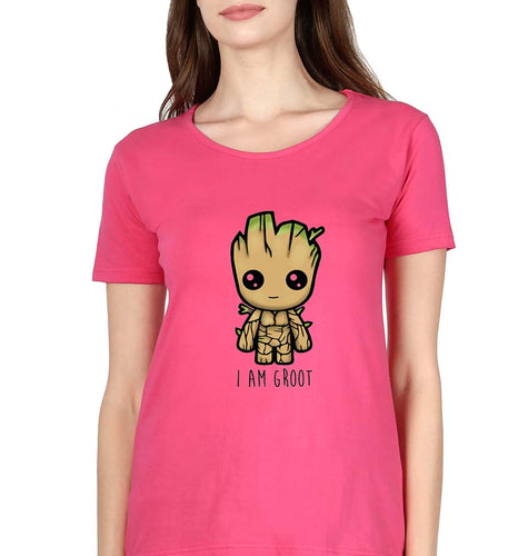 Groot T-Shirt for Women-Pink-Ektarfa.online