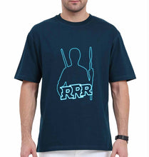 Load image into Gallery viewer, RRR Oversized T-Shirt for Men-Petrol Blue-Ektarfa.online
