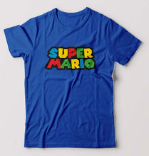 Load image into Gallery viewer, Super Mario T-Shirt for Men-S(38 Inches)-Royal Blue-Ektarfa.online
