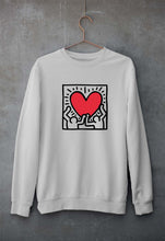 Load image into Gallery viewer, Keith Haring Unisex Sweatshirt for Men/Women-Grey Melange-Ektarfa.online

