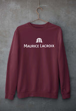 Load image into Gallery viewer, Maurice Lacroix Unisex Sweatshirt for Men/Women-S(40 Inches)-Maroon-Ektarfa.online
