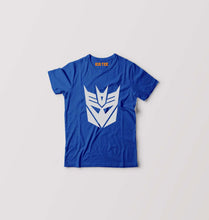 Load image into Gallery viewer, Decepticon Transformers Kids T-Shirt for Boy/Girl-Royal Blue-Ektarfa.online
