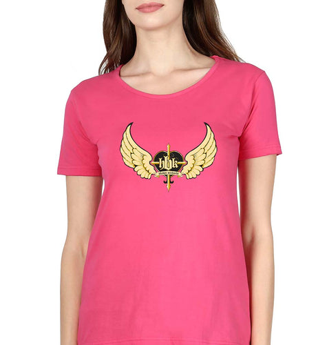 Shawn Michaels - HBK (WWE) T-Shirt for Women-Pink-Ektarfa.online