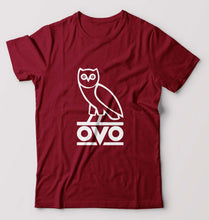 Load image into Gallery viewer, OVO T-Shirt for Men-Maroon-Ektarfa.online
