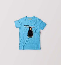 Load image into Gallery viewer, Louis Tomlinson Kids T-Shirt for Boy/Girl-Light Blue-Ektarfa.online
