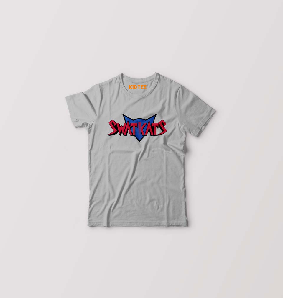 Swat Kats Kids T-Shirt for Boy/Girl-0-1 Year(20 Inches)-Grey-Ektarfa.online