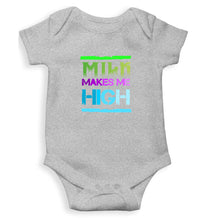 Load image into Gallery viewer, Milk Make Me High Kids Romper For Baby Boy/Girl-0-5 Months(18 Inches)-Grey-Ektarfa.online
