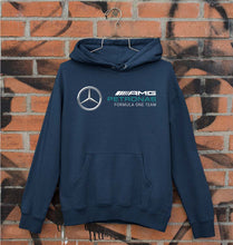 Load image into Gallery viewer, Mercedes AMG Petronas F1 Unisex Hoodie for Men/Women-S(40 Inches)-Navy Blue-Ektarfa.online
