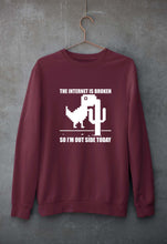 Load image into Gallery viewer, Internet Unisex Sweatshirt for Men/Women-Maroon-Ektarfa.online
