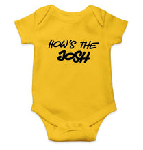 Load image into Gallery viewer, How&#39;s The Josh Kids Romper For Baby Boy/Girl-0-5 Months(18 Inches)-Yellow-Ektarfa.online
