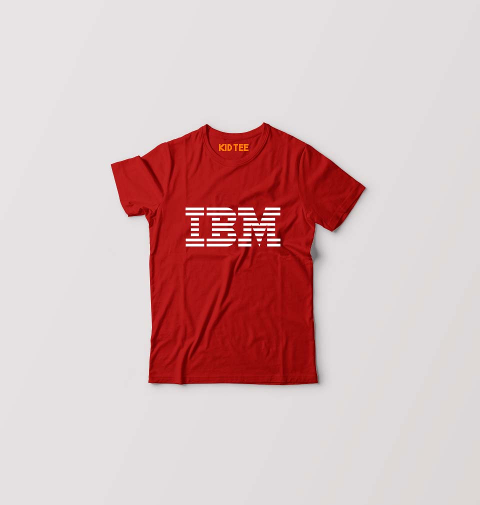 IBM Kids T-Shirt for Boy/Girl-Red-Ektarfa.online