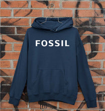 Load image into Gallery viewer, Fossil Unisex Hoodie for Men/Women-S(40 Inches)-Navy Blue-Ektarfa.online
