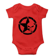 Load image into Gallery viewer, Punisher Kids Romper For Baby Boy/Girl-0-5 Months(18 Inches)-Red-Ektarfa.online
