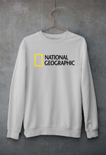 Load image into Gallery viewer, National geographic Unisex Sweatshirt for Men/Women-S(40 Inches)-Grey Melange-Ektarfa.online
