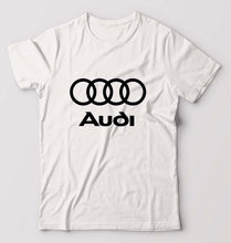 Load image into Gallery viewer, Audi T-Shirt for Men-S(38 Inches)-White-Ektarfa.online
