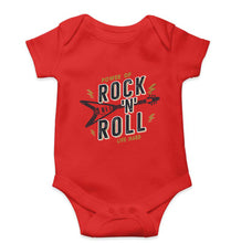 Load image into Gallery viewer, Rock N Roll Kids Romper For Baby Boy/Girl-0-5 Months(18 Inches)-Red-Ektarfa.online
