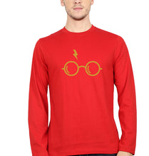 Load image into Gallery viewer, Harry Potter Full Sleeves T-Shirt for Men-S(38 Inches)-red-Ektarfa.online
