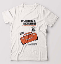 Load image into Gallery viewer, Lightning McQueen T-Shirt for Men-White-Ektarfa.online
