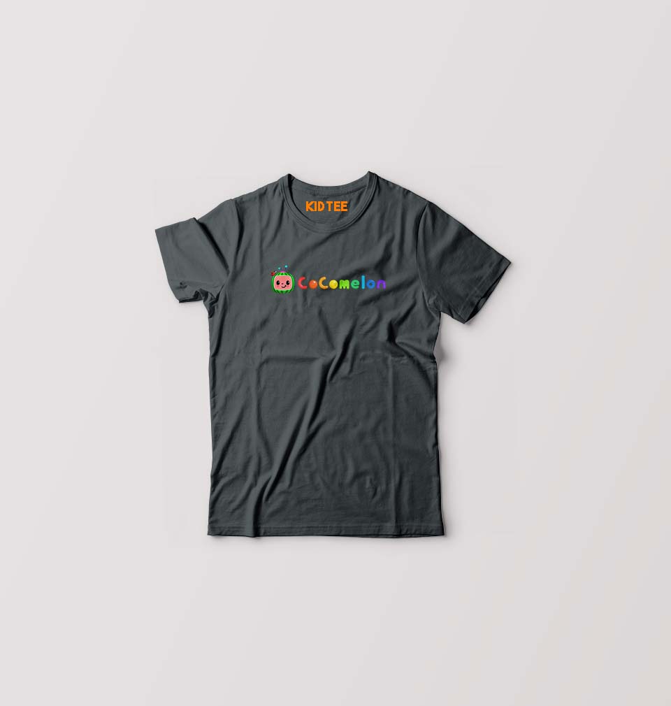 CoComelon Kids T-Shirt for Boy/Girl-Steel grey-Ektarfa.online