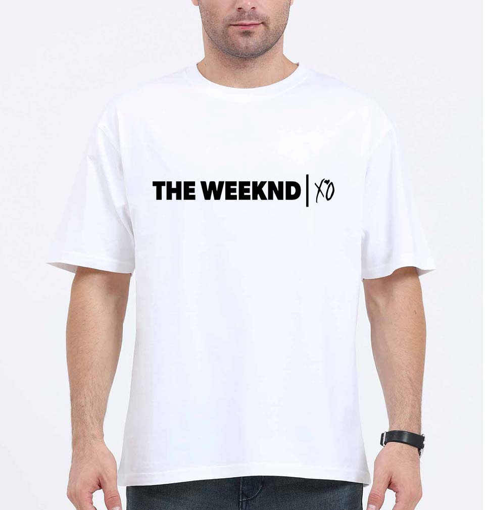 The Weeknd Oversized T-Shirt for Men-White-Ektarfa.online