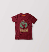 Load image into Gallery viewer, Deer Kids T-Shirt for Boy/Girl-Maroon-Ektarfa.online

