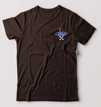 Load image into Gallery viewer, Ford T-Shirt for Men-S(38 Inches)-Coffee Brown-Ektarfa.online
