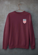 Load image into Gallery viewer, USA Football Unisex Sweatshirt for Men/Women-Maroon-Ektarfa.online

