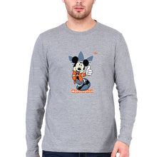 Load image into Gallery viewer, Mickey Full Sleeves T-Shirt for Men-Grey Melange-Ektarfa.online
