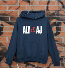 Load image into Gallery viewer, Aly &amp; AJ Unisex Hoodie for Men/Women-Navy Blue-Ektarfa.online
