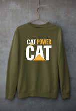 Load image into Gallery viewer, Cat Power Unisex Sweatshirt for Men/Women-Olive Green-Ektarfa.online
