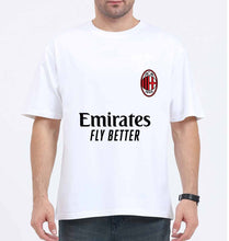 Load image into Gallery viewer, A.C. Milan 2021-22 Oversized T-Shirt for Men-White-Ektarfa.online
