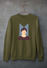 Load image into Gallery viewer, V-BTS(K-Pop) Unisex Sweatshirt for Men/Women-S(40 Inches)-Olive Green-Ektarfa.online
