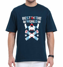 Load image into Gallery viewer, CM Punk Oversized T-Shirt for Men-Petrol Blue-Ektarfa.online
