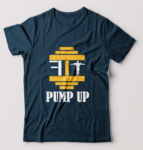 Load image into Gallery viewer, Fit Gym T-Shirt for Men-Petrol Blue-Ektarfa.online
