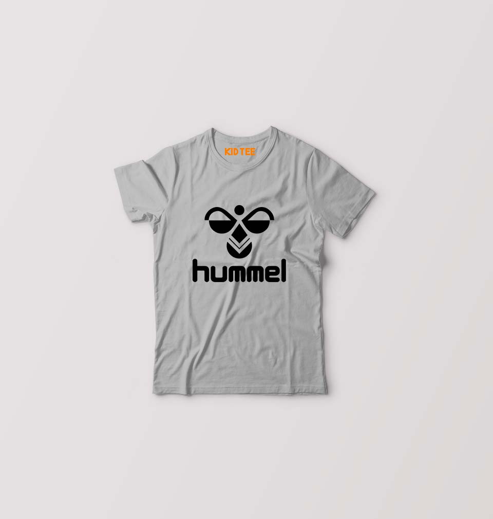 Hummel Kids T-Shirt for Boy/Girl-Grey-Ektarfa.online