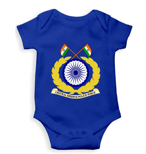 CRPF Kids Romper For Baby Boy/Girl-Royal Blue-Ektarfa.online