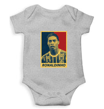Load image into Gallery viewer, Ronaldinho Kids Romper For Baby Boy/Girl-0-5 Months(18 Inches)-Grey-Ektarfa.online
