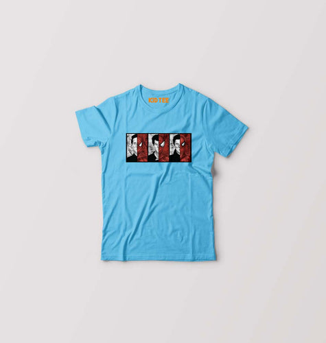 Spiderman Superhero Kids T-Shirt for Boy/Girl-Light Blue-Ektarfa.online