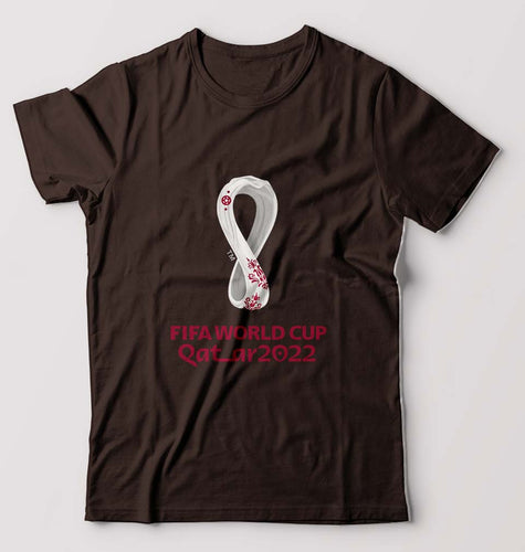 FIFA World Cup Qatar 2022 T-Shirt for Men-Coffee Brown-Ektarfa.online