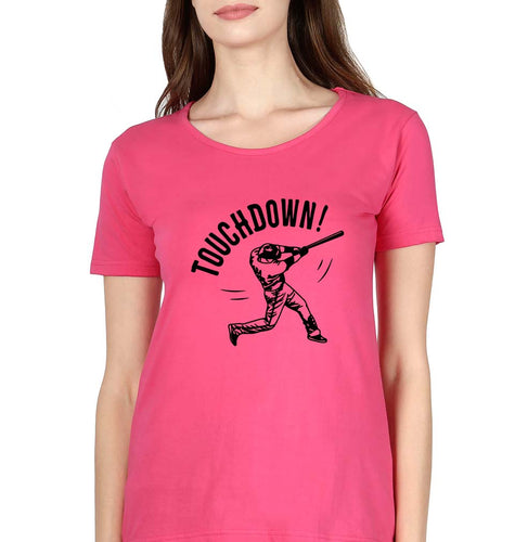 Baseball T-Shirt for Women-Pink-Ektarfa.online