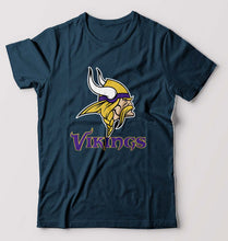 Load image into Gallery viewer, Vikings T-Shirt for Men-Petrol Blue-Ektarfa.online
