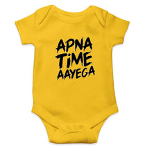 Load image into Gallery viewer, Apna Time Aayega Kids Romper For Baby Boy/Girl-0-5 Months(18 Inches)-Yellow-Ektarfa.online
