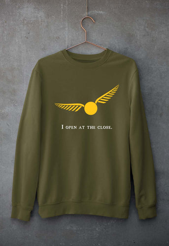 Harry Potter Unisex Sweatshirt for Men/Women-Olive Green-Ektarfa.online