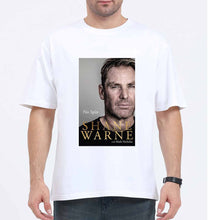 Load image into Gallery viewer, Shane Warne Oversized T-Shirt for Men-White-Ektarfa.online
