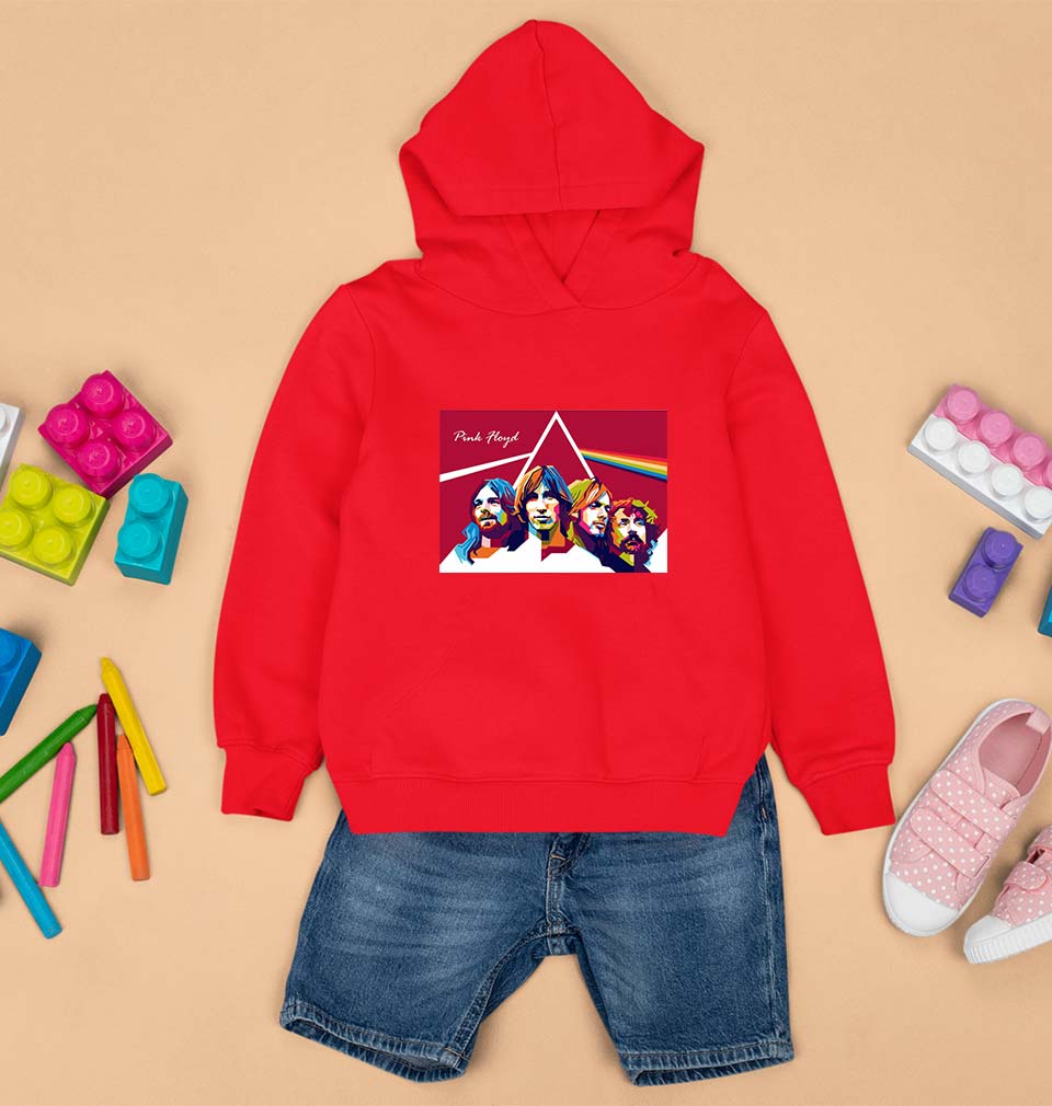 Pink Floyd Kids Hoodie for Boy/Girl-Red-Ektarfa.online