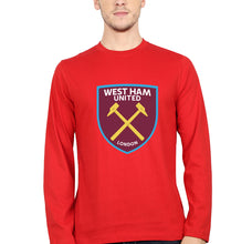 Load image into Gallery viewer, West-Ham Full Sleeves T-Shirt for Men-Red-Ektarfa.online
