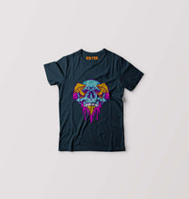 Load image into Gallery viewer, Trippy Psychedelic Skull T-Shirt for Boy/Girl-Ektarfa.online
