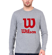 Load image into Gallery viewer, Wilson Full Sleeves T-Shirt for Men-Grey Melange-Ektarfa.online
